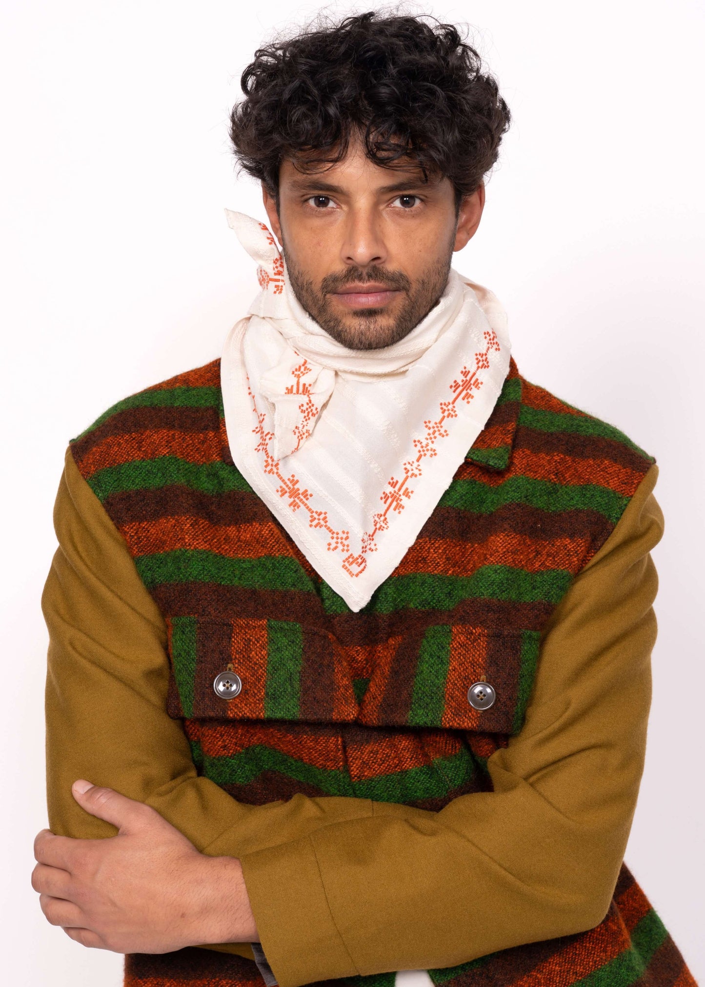 The Scarf Bouclé Orange