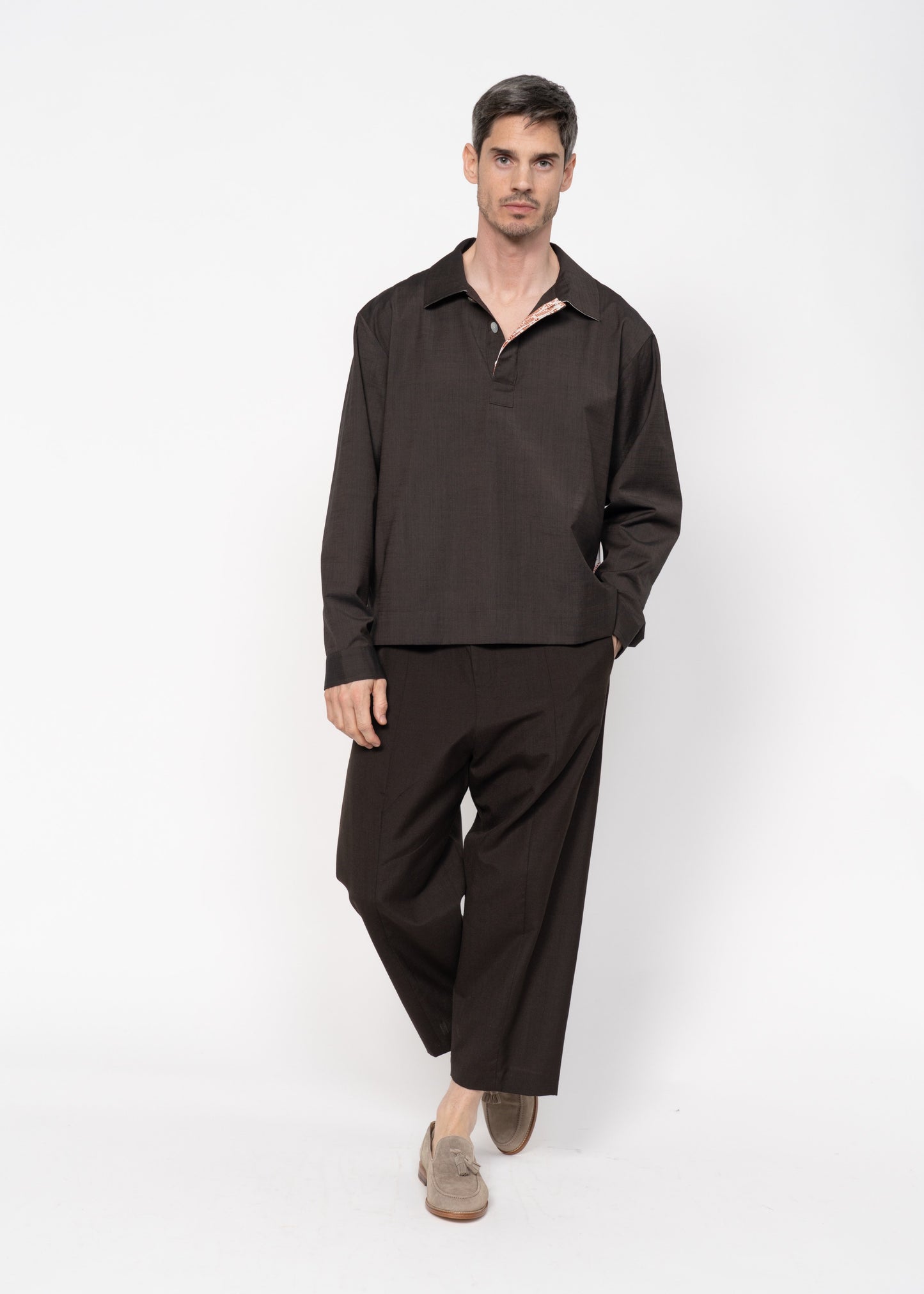 The Polo Shirt Dark Brown
