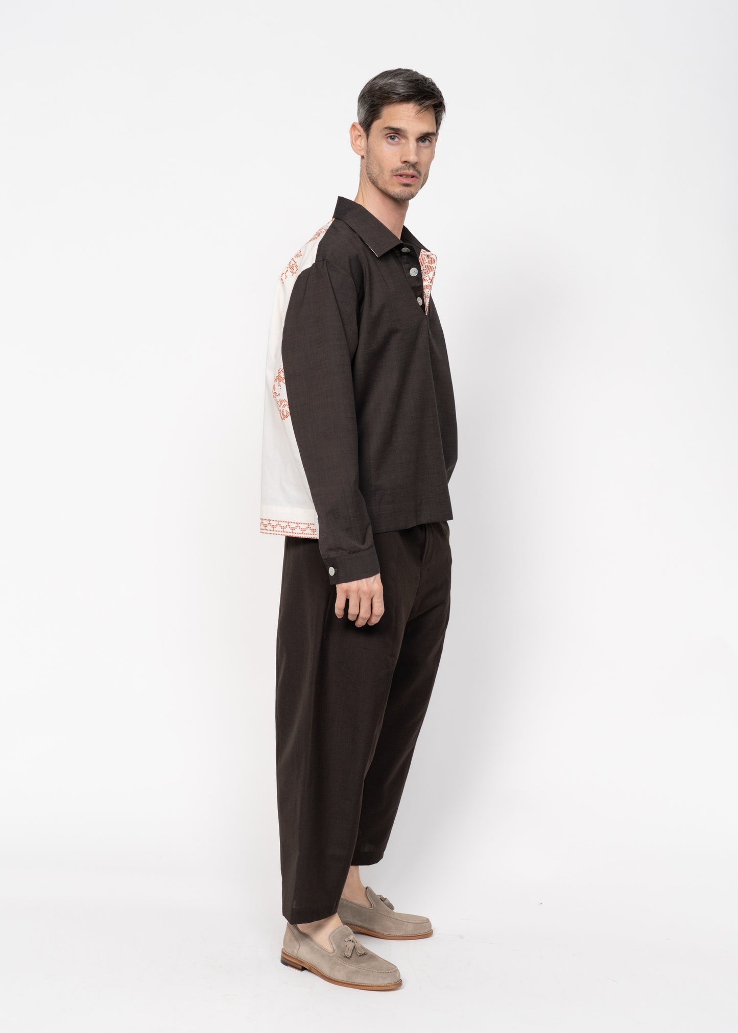 The Polo Shirt Dark Brown
