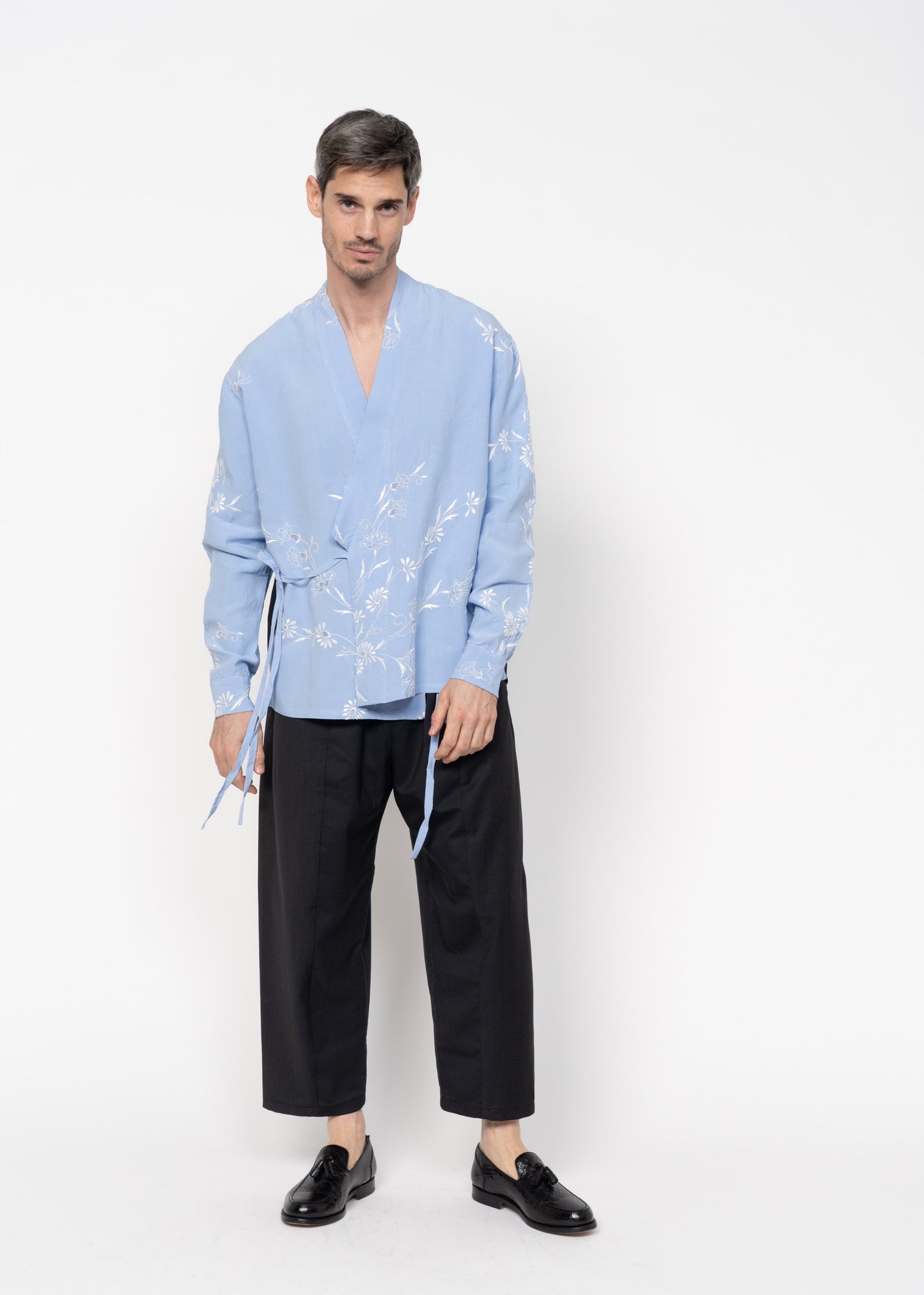 The Wrapped Shirt Light Blue
