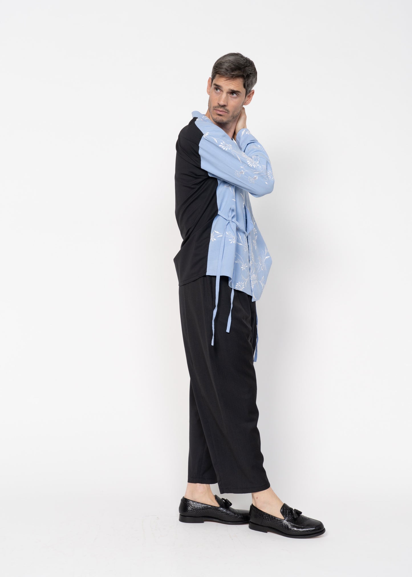 The Wrapped Shirt Light Blue