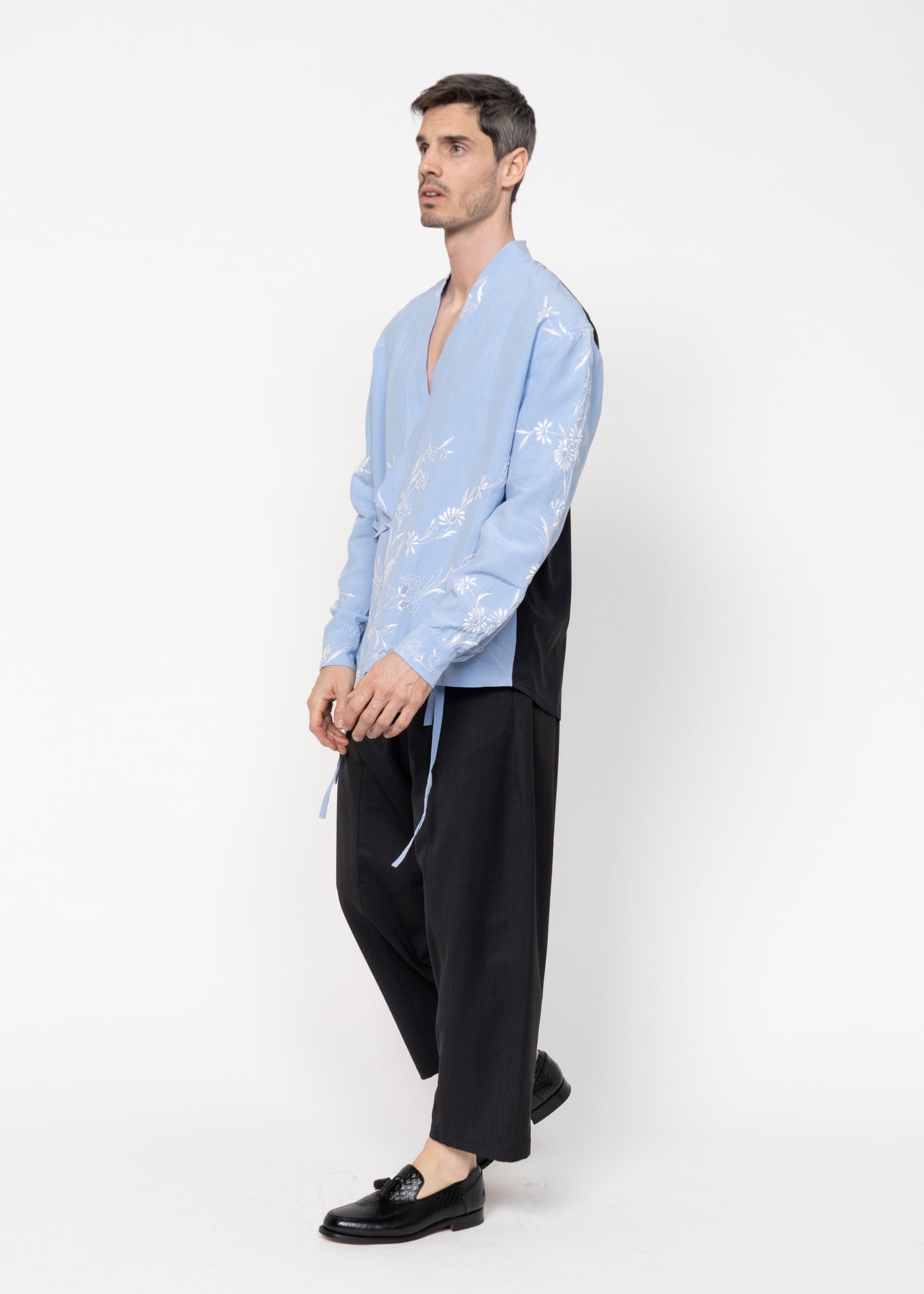The Wrapped Shirt Light Blue
