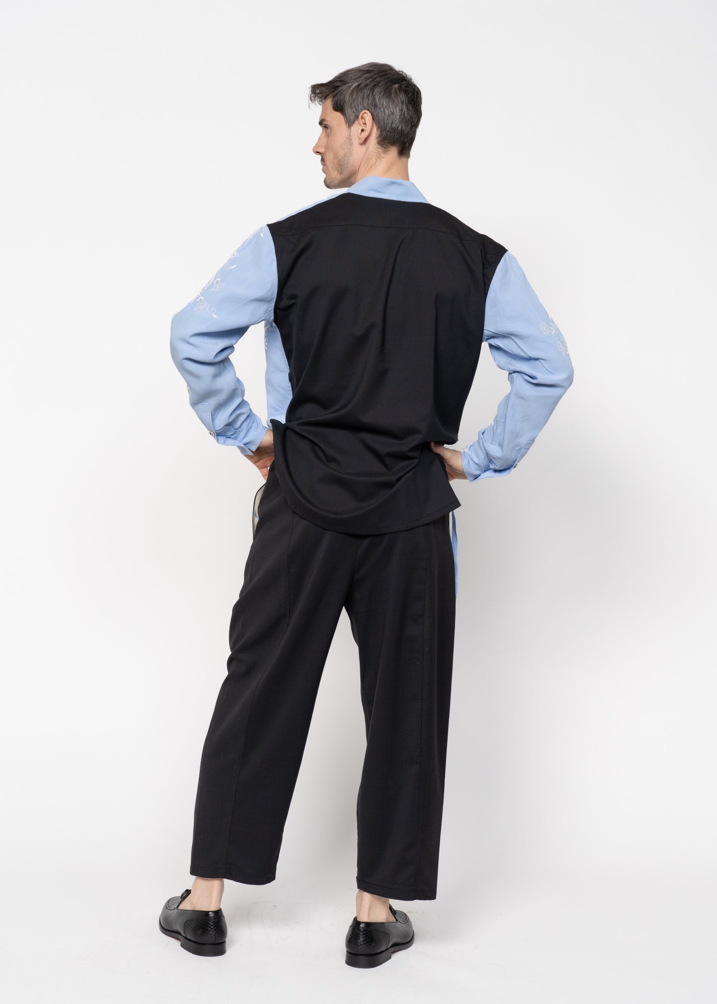 The Wrapped Shirt Light Blue