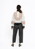 Her Aviation Jacket Greek Embroidery