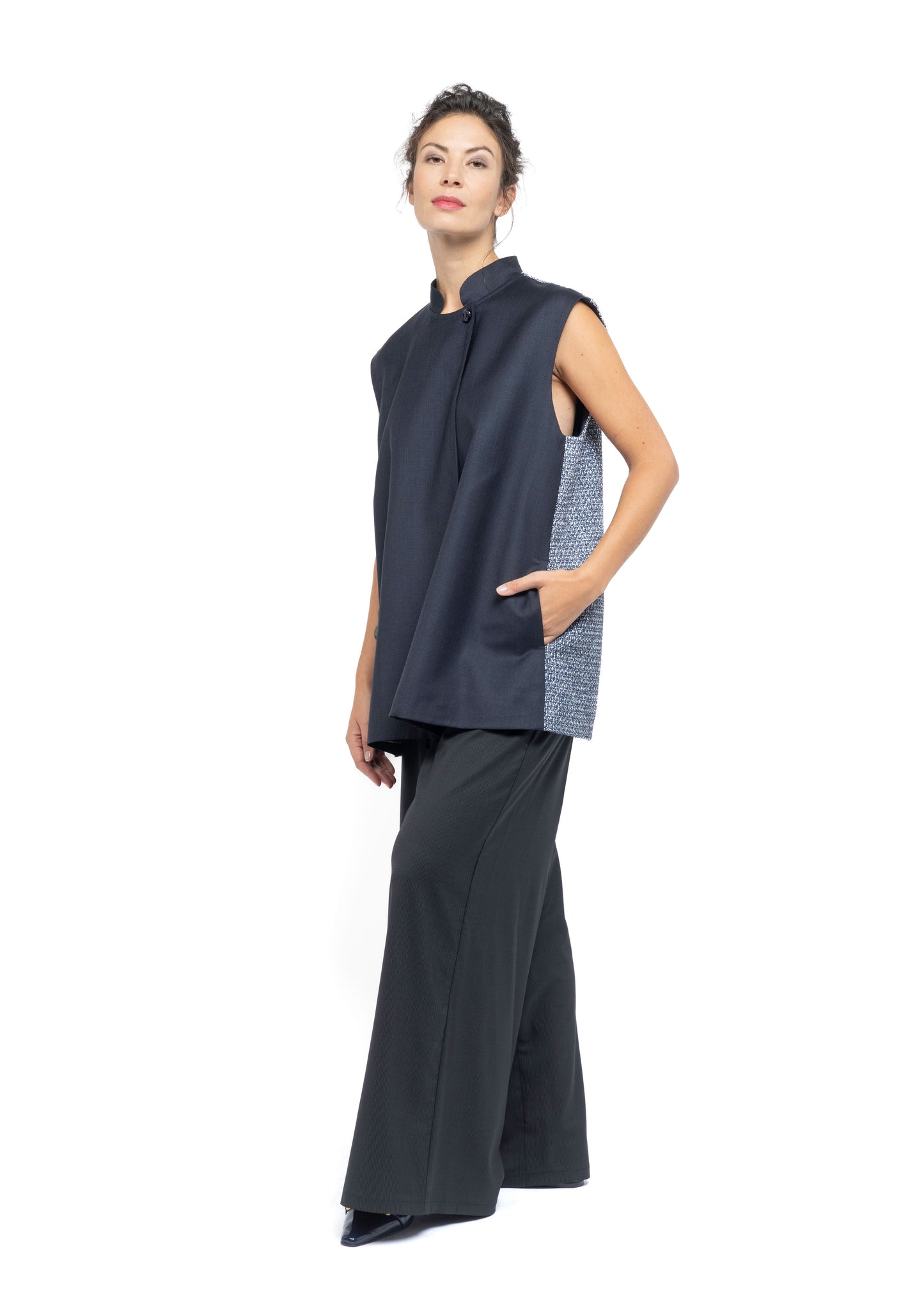 The Gilet Dark Blue
