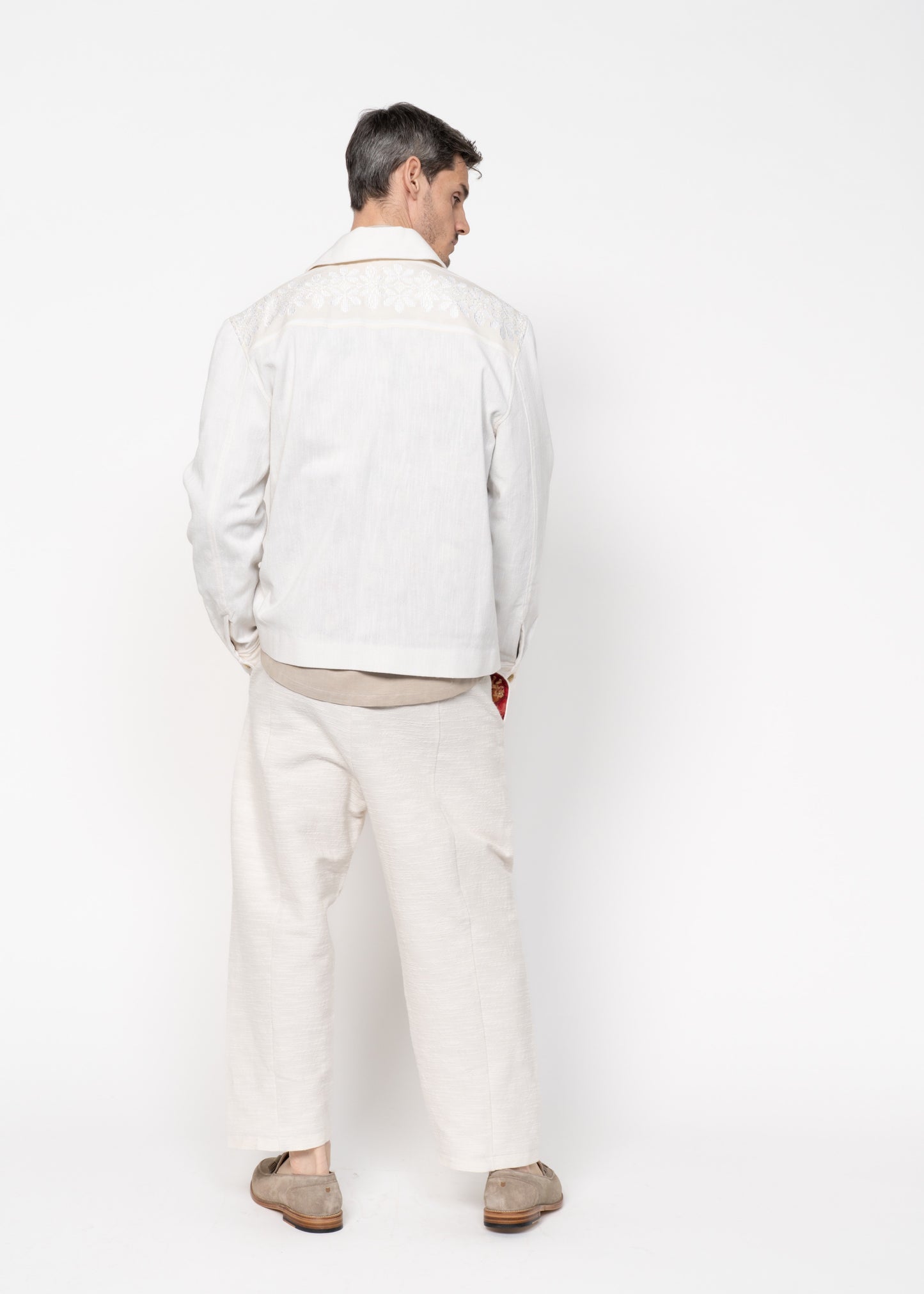 The Easy Jacket Handwoven / Off White