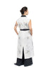 The Longline Gilet Embroidered Back