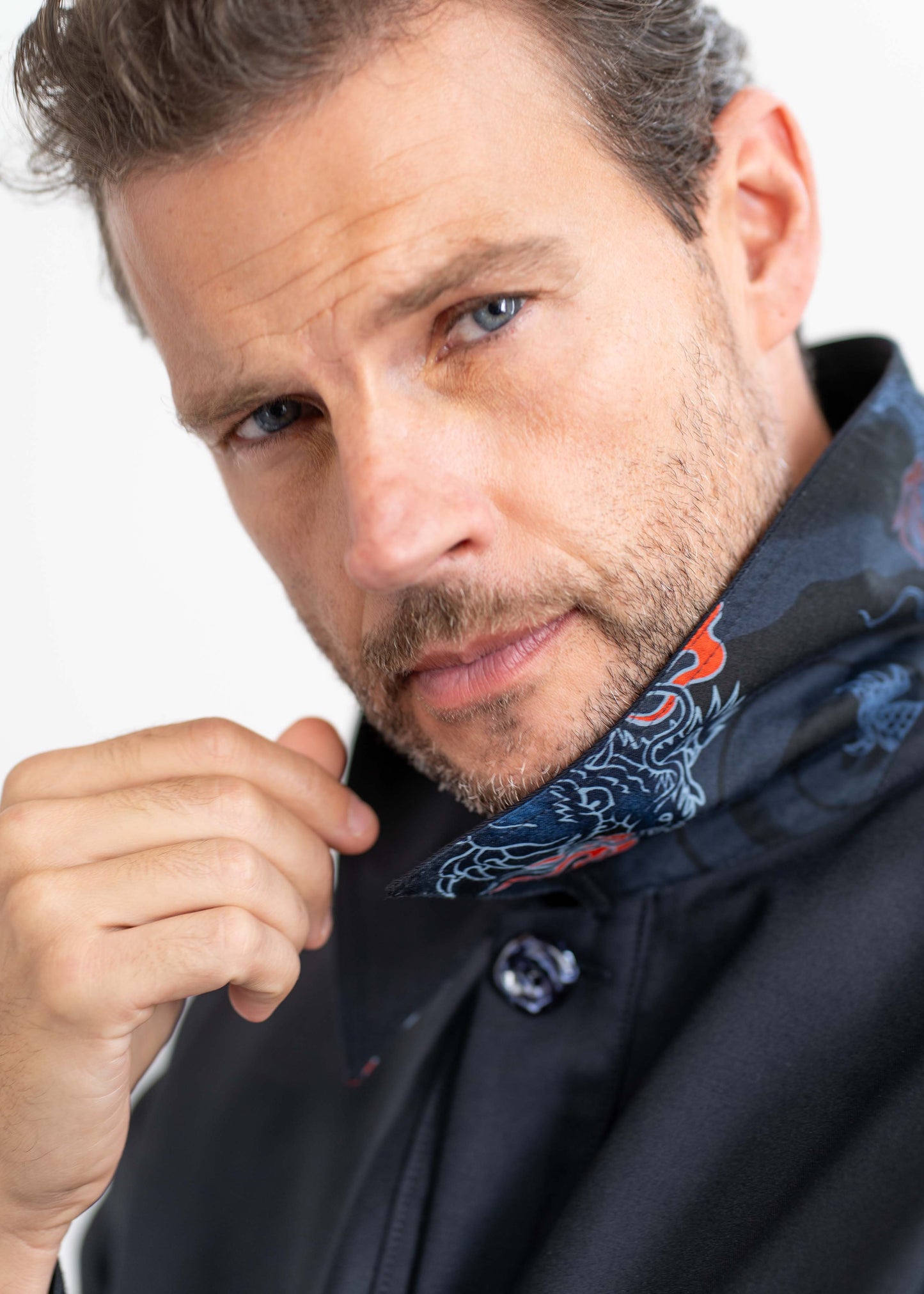 His Aviation Jacket Dark Blue