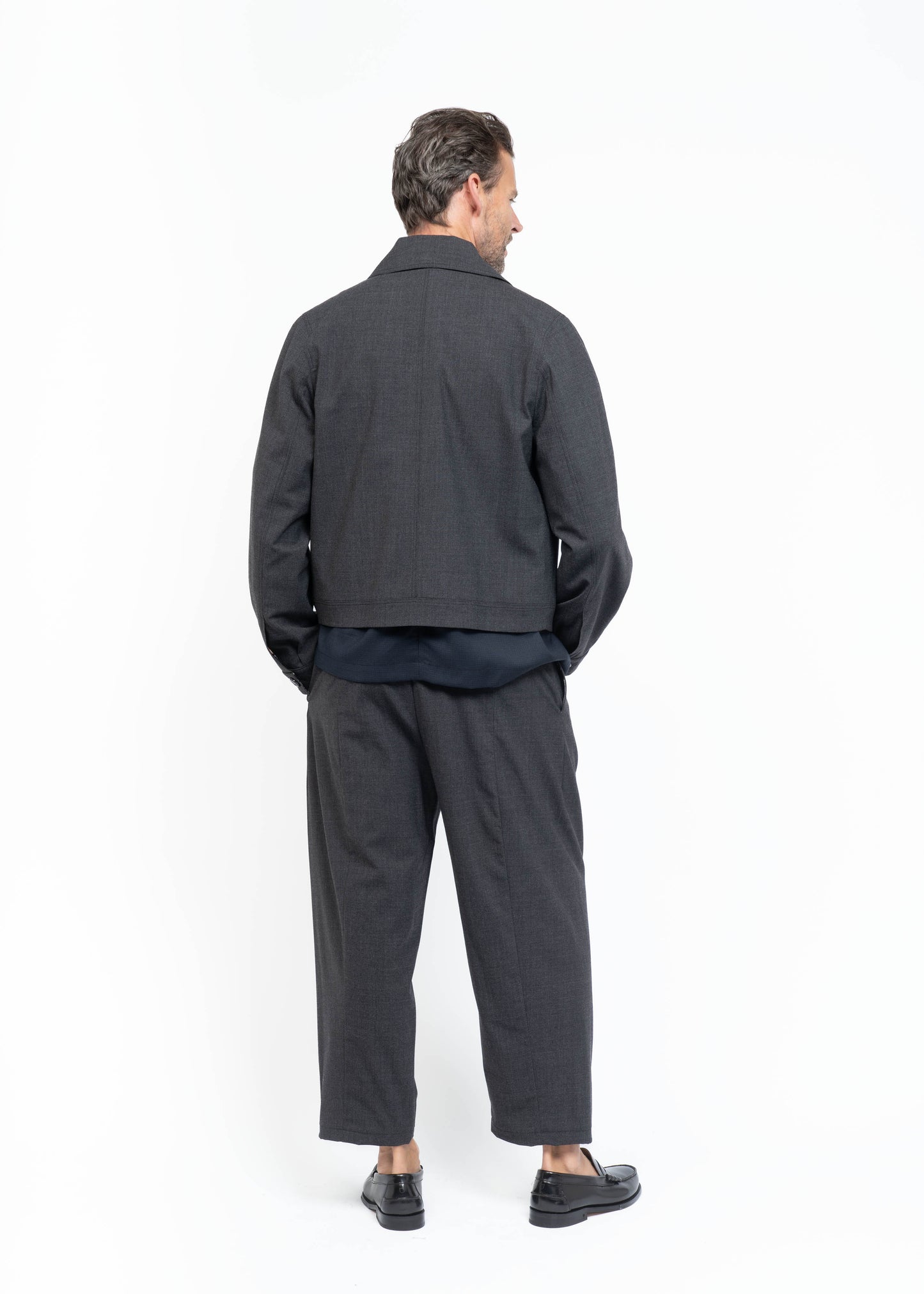 His Aviation Jacket Grey
