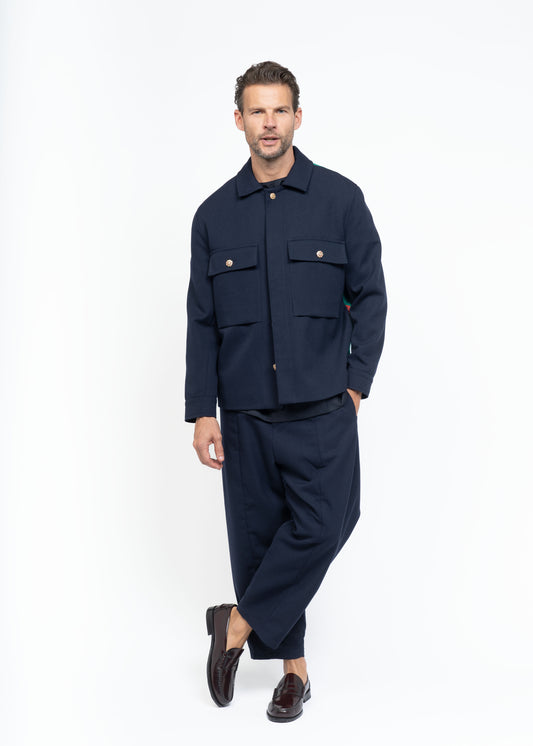 The Easy Jacket / Embroidered Back