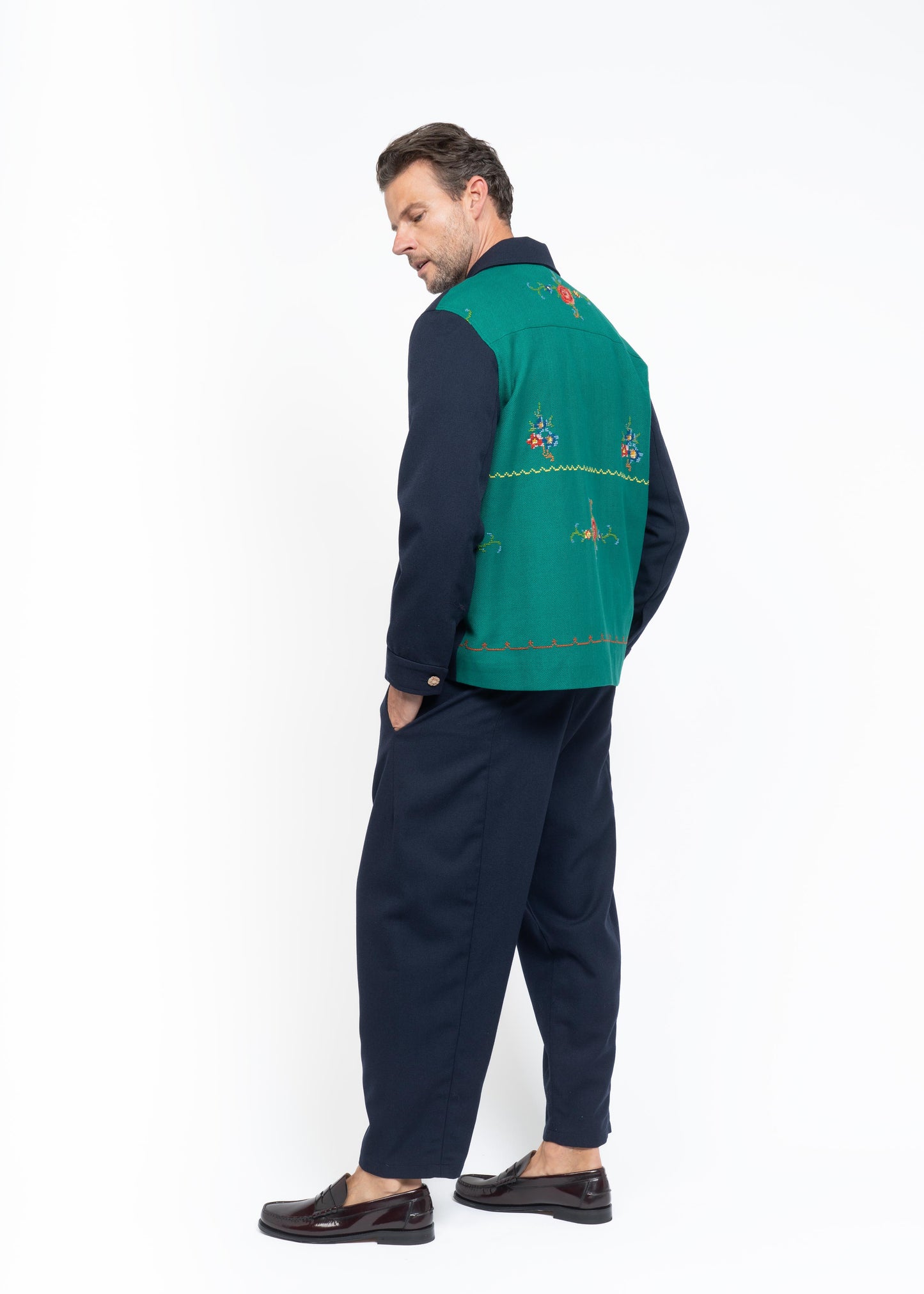 The Easy Jacket / Embroidered Back