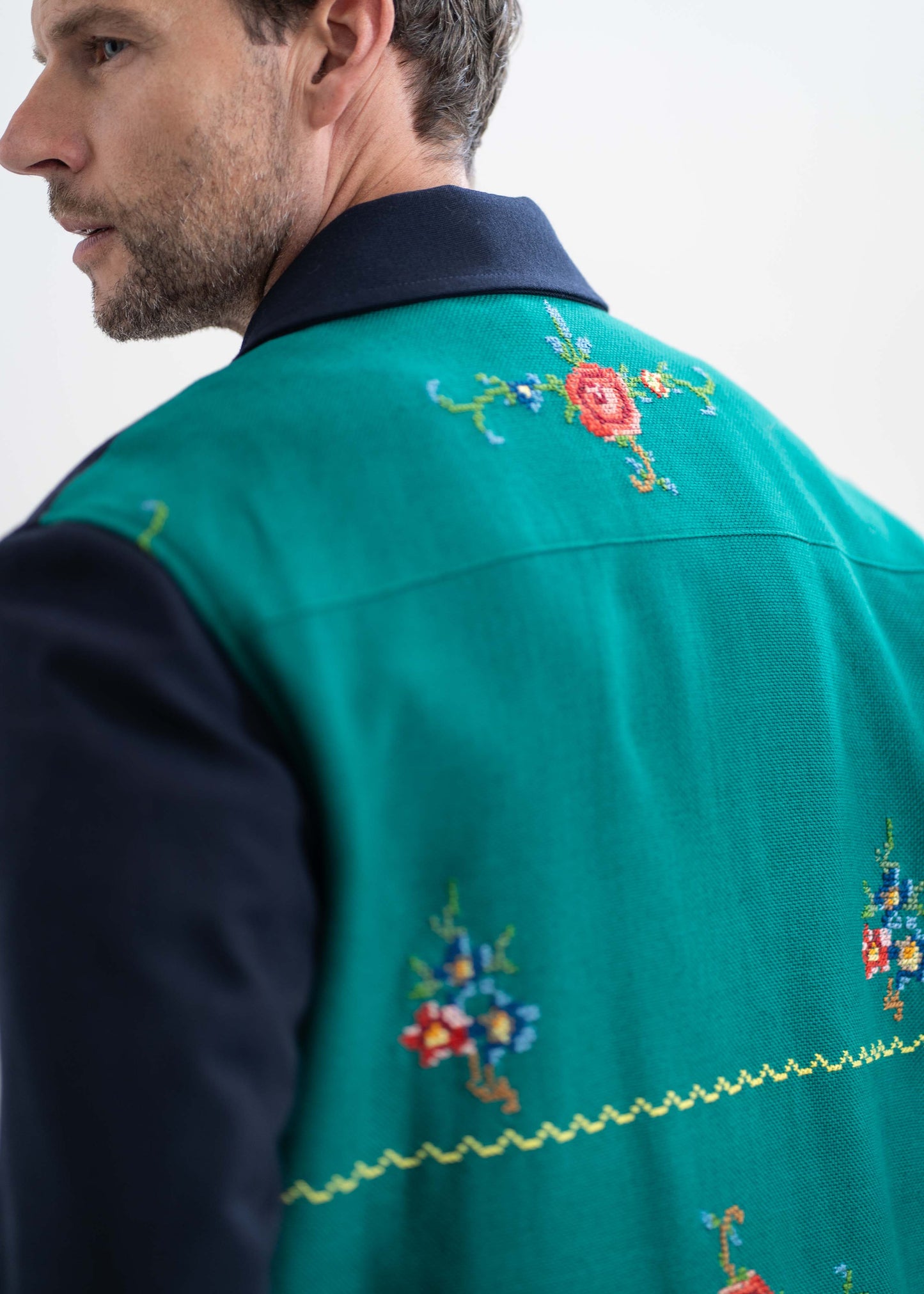 The Easy Jacket / Embroidered Back