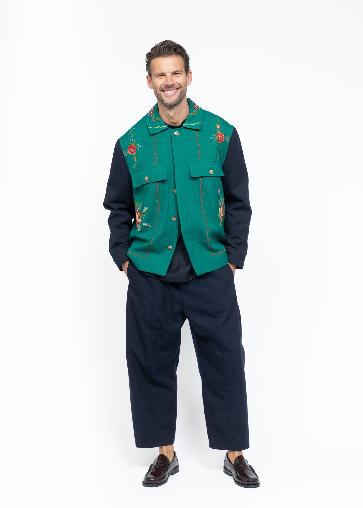 The Easy Jacket / Embroidered Front