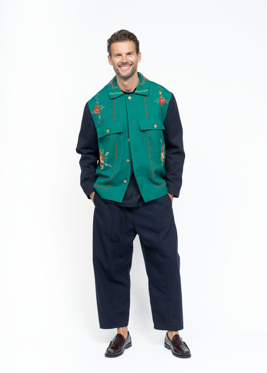 The Easy Jacket / Embroidered Front