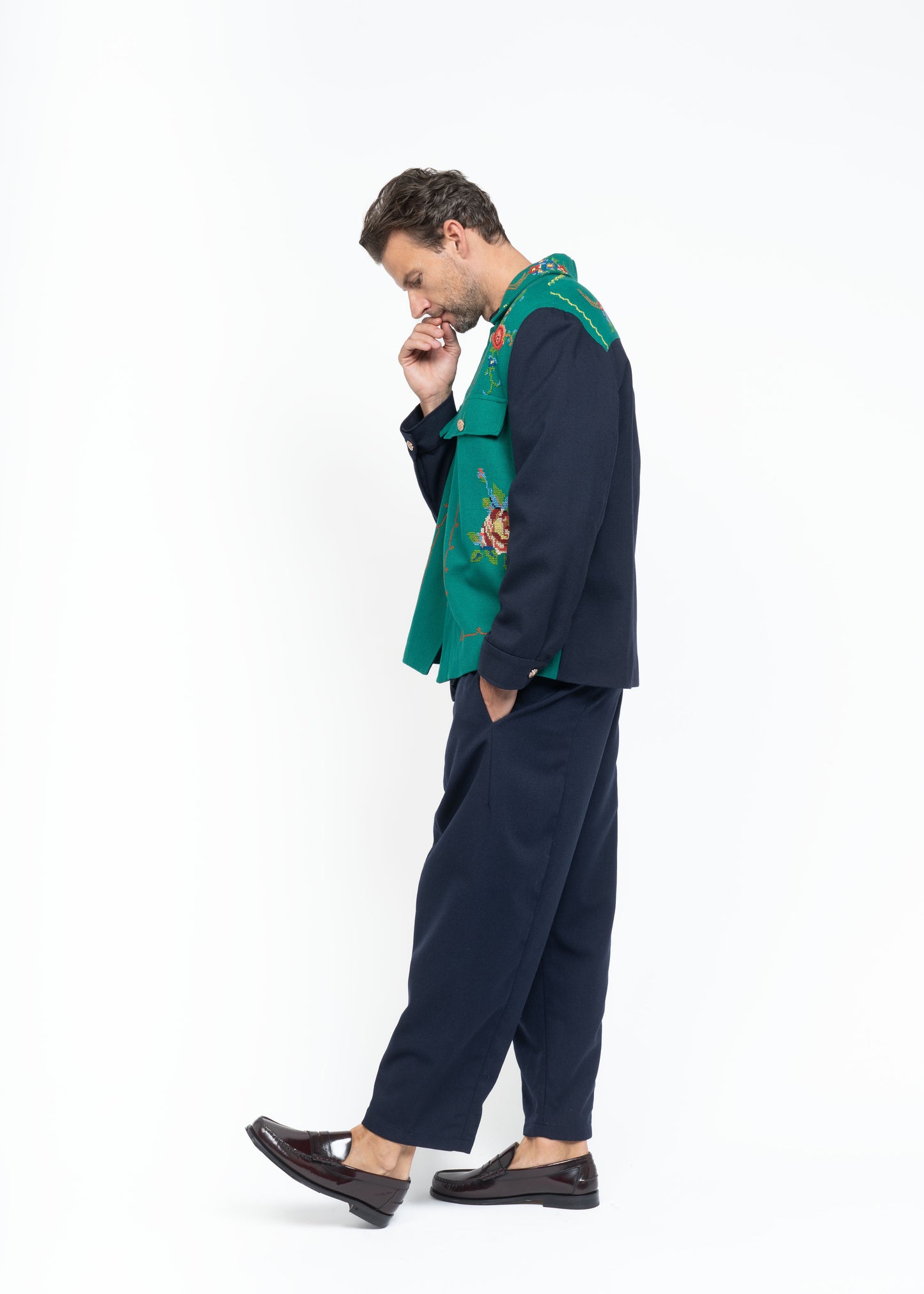 The Easy Jacket / Embroidered Front