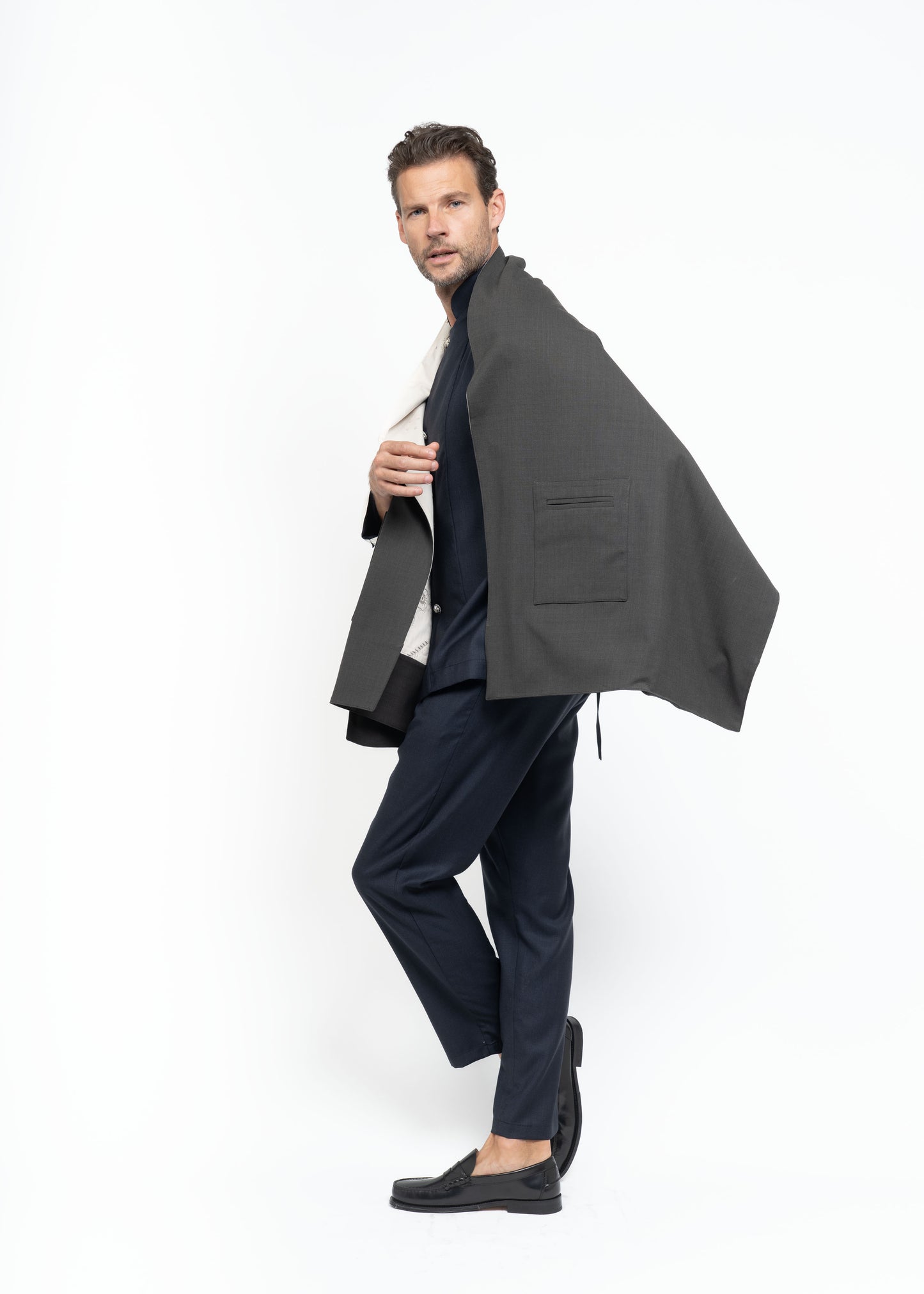 His Shawl Brown