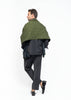 His Shawl Handwoven Green Flamma