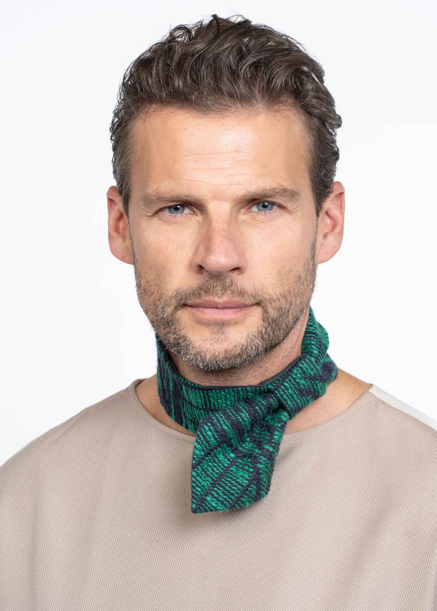 The Twilly Tie Boucle Green