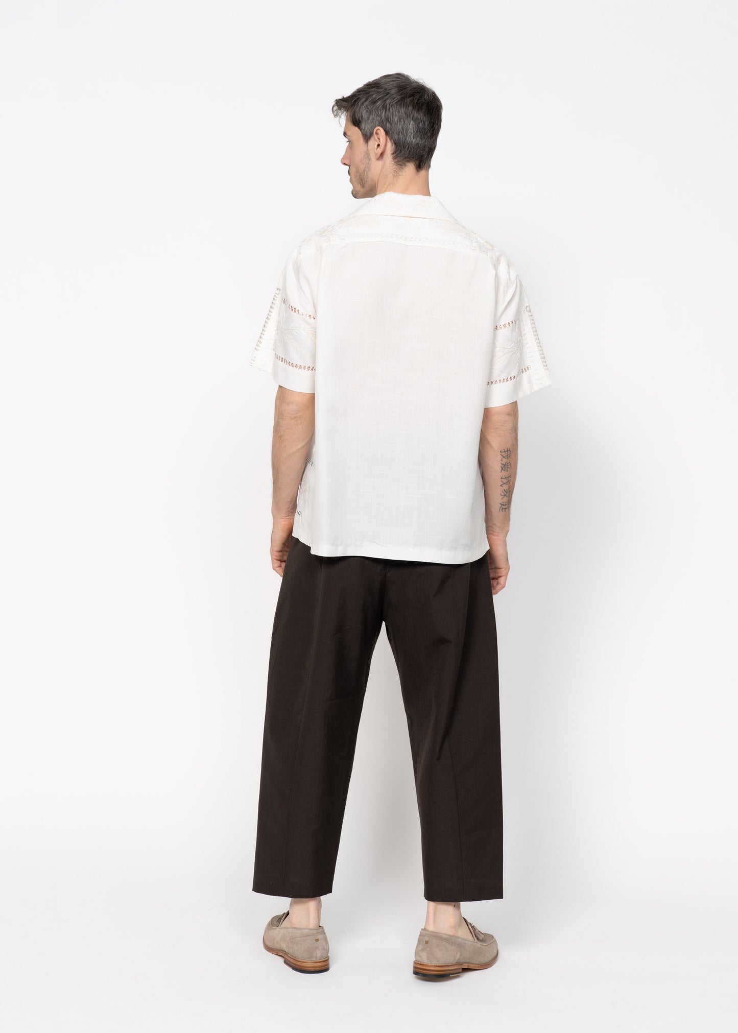 The André Shirt Cream and White