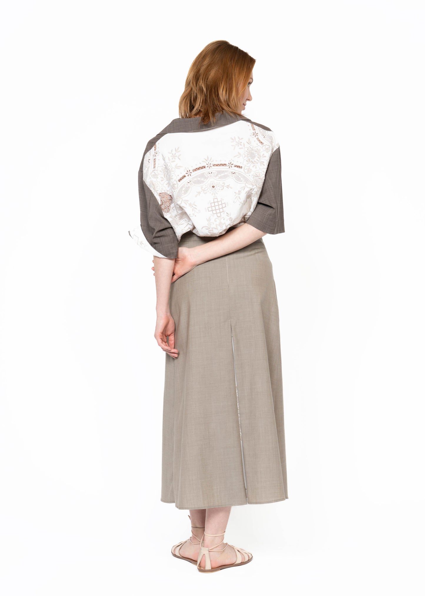 The A-Line Skirt / Taupe