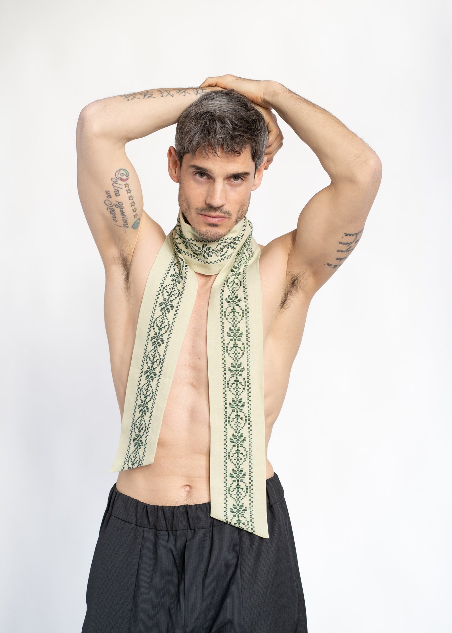 The Slim Scarf / Pistachio-Green