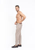The Straight Leg Pants Mushroom Brown