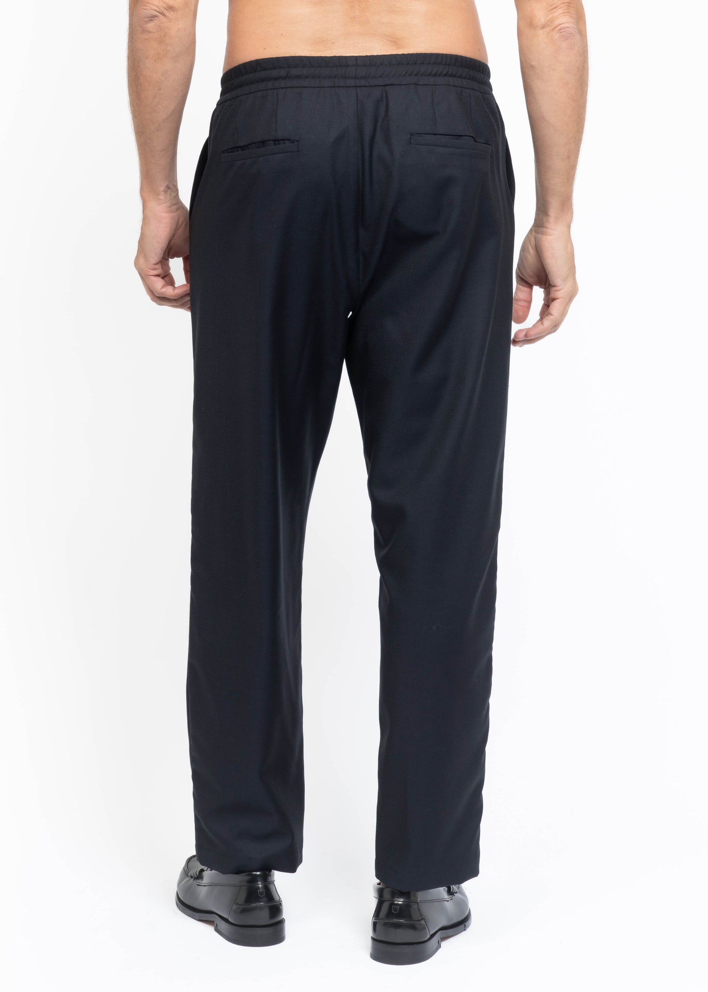 The Straight Leg Pants Dark Blue