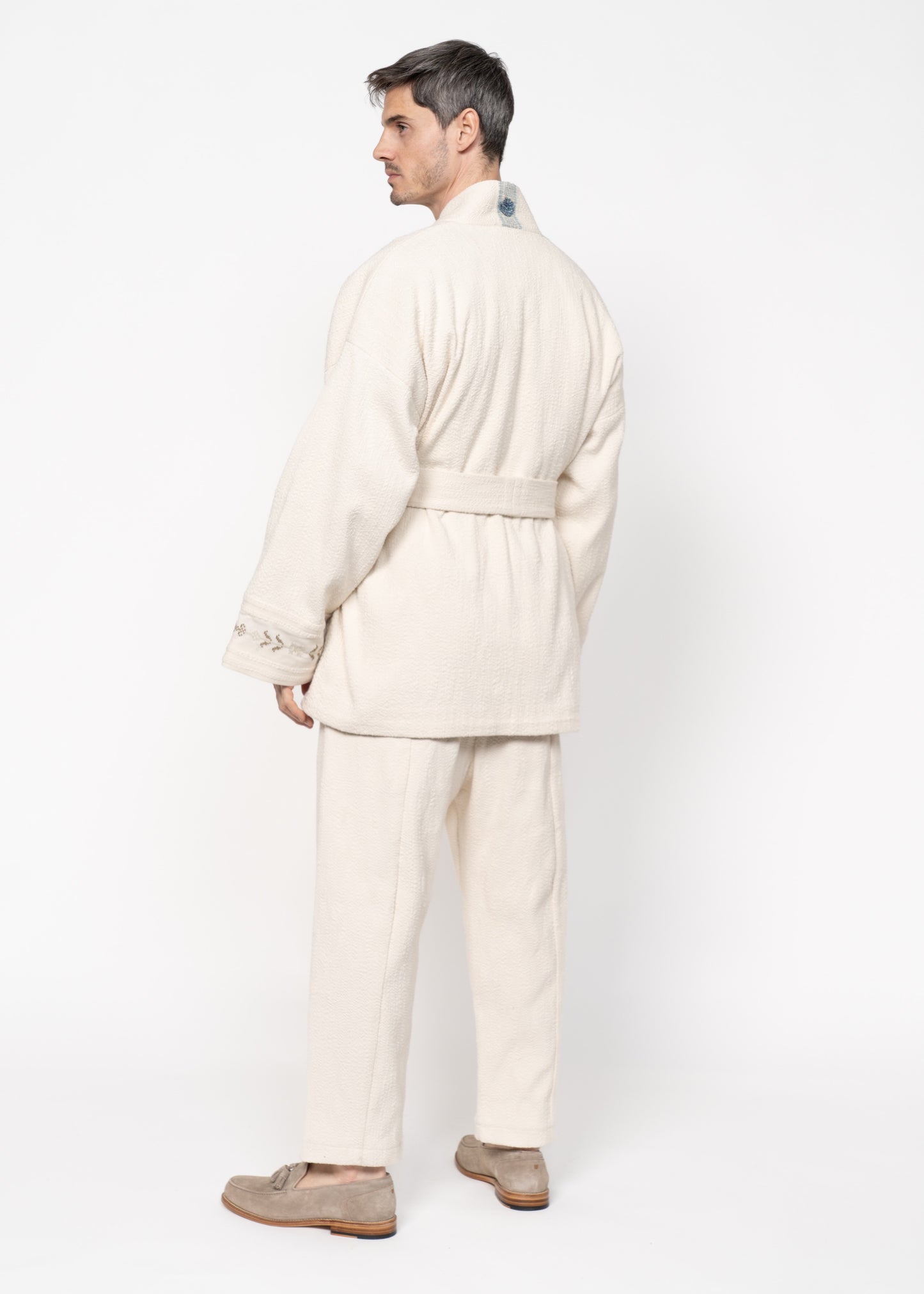 The Flamma Suit Bouclé / Ecru