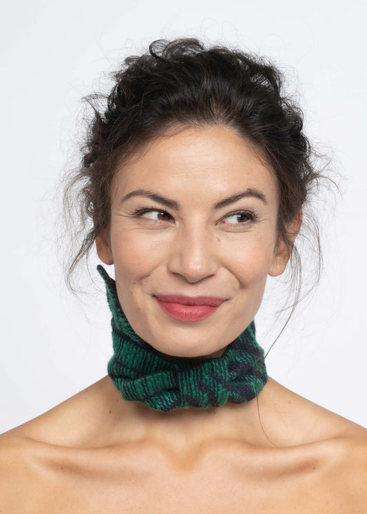 The Twilly Tie Boucle Green