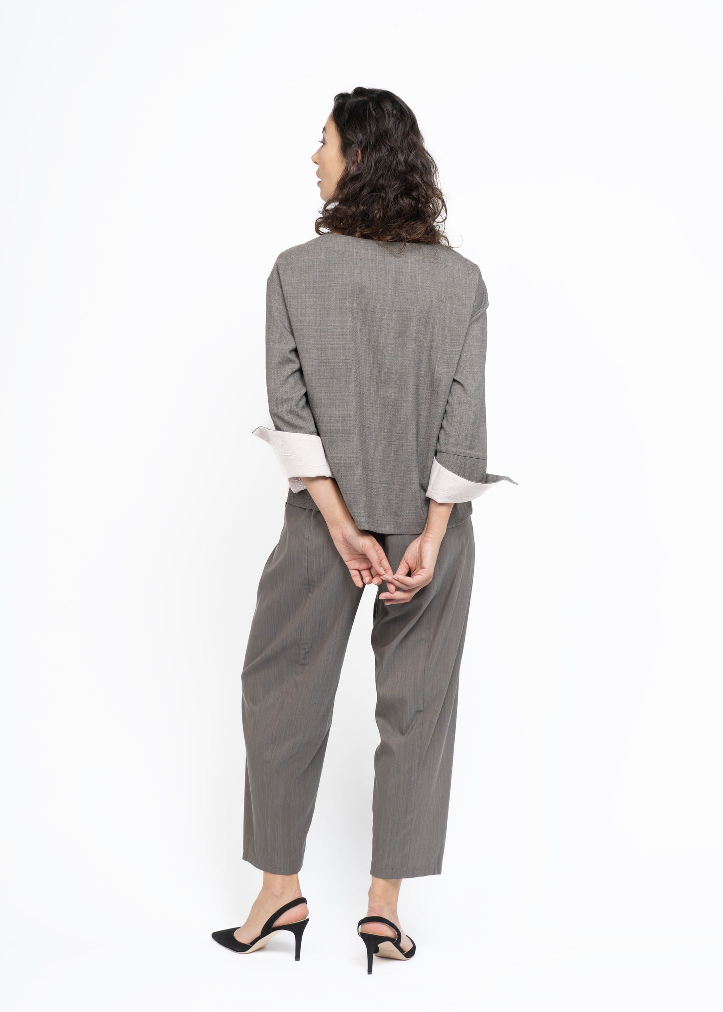 The Antonia Blouse Dusty Rose