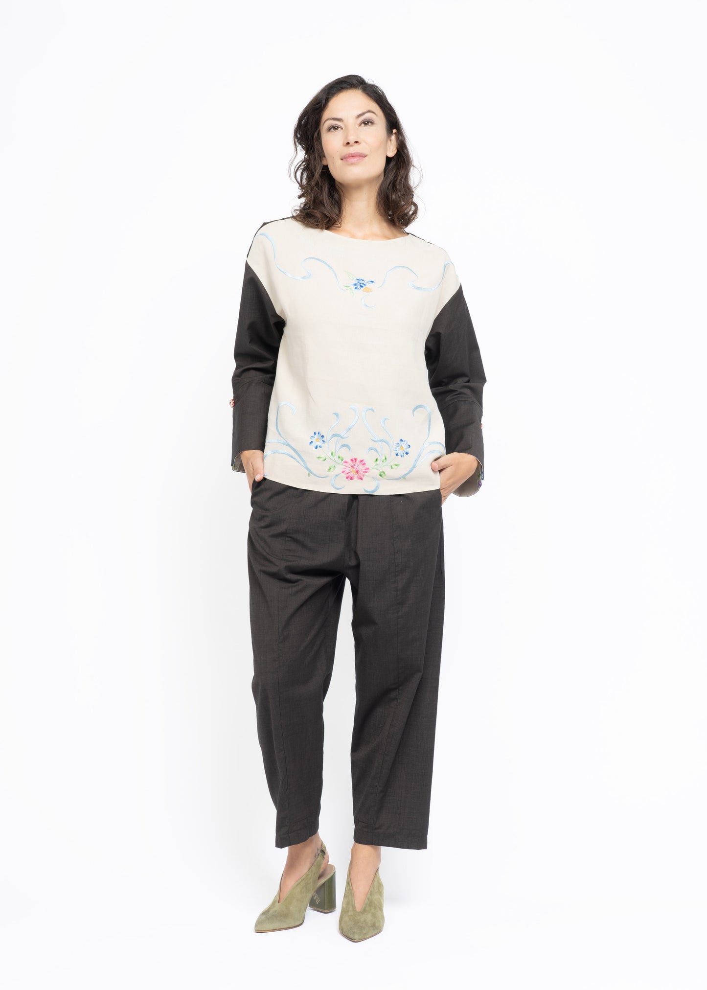 The Antonia Blouse Embroidered