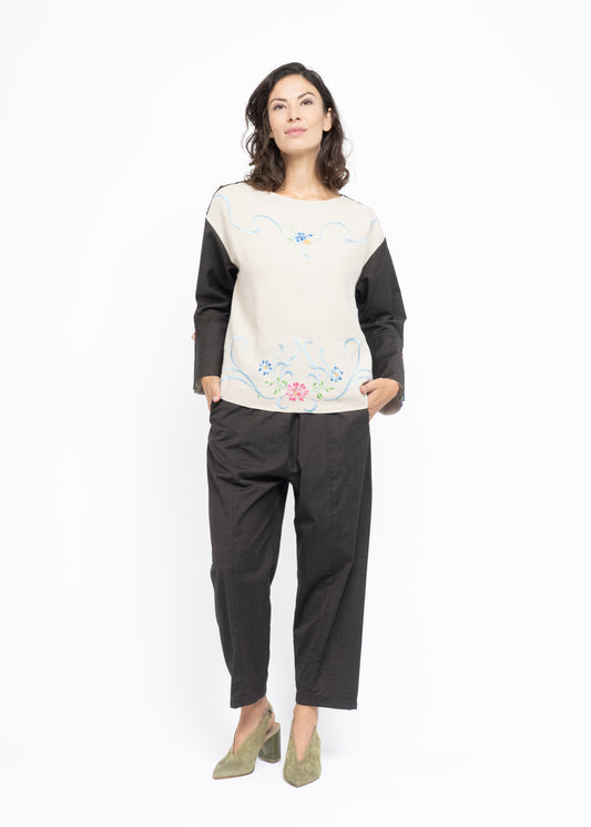 The Antonia Blouse Embroidered