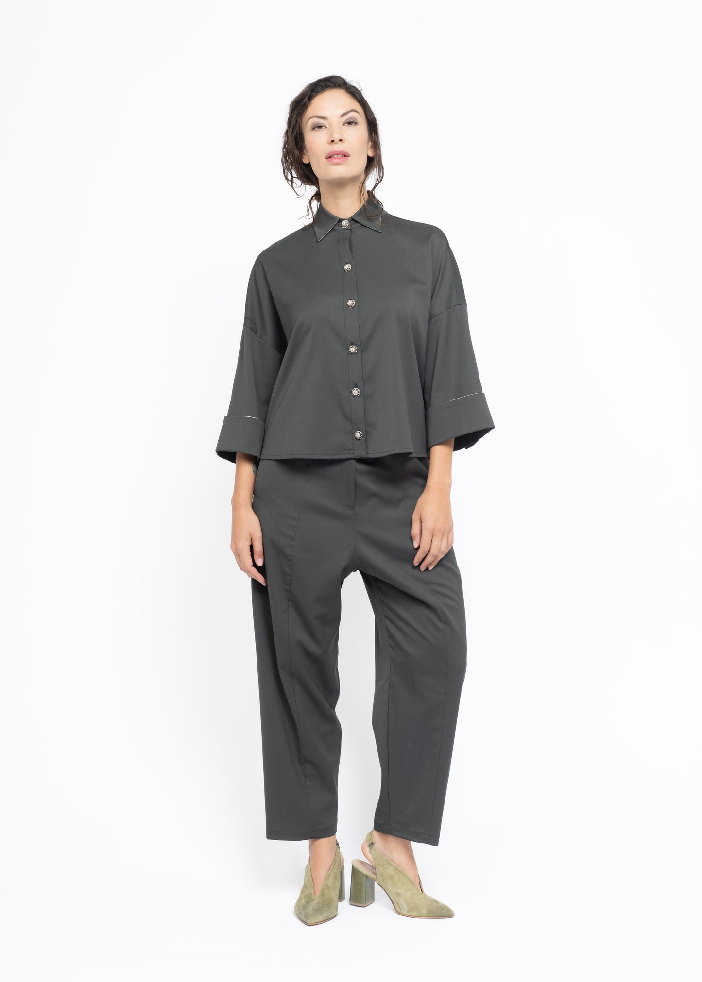 The Button Shirt Khaki