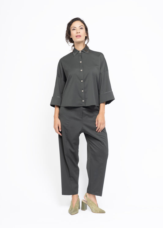 The Button Shirt Khaki
