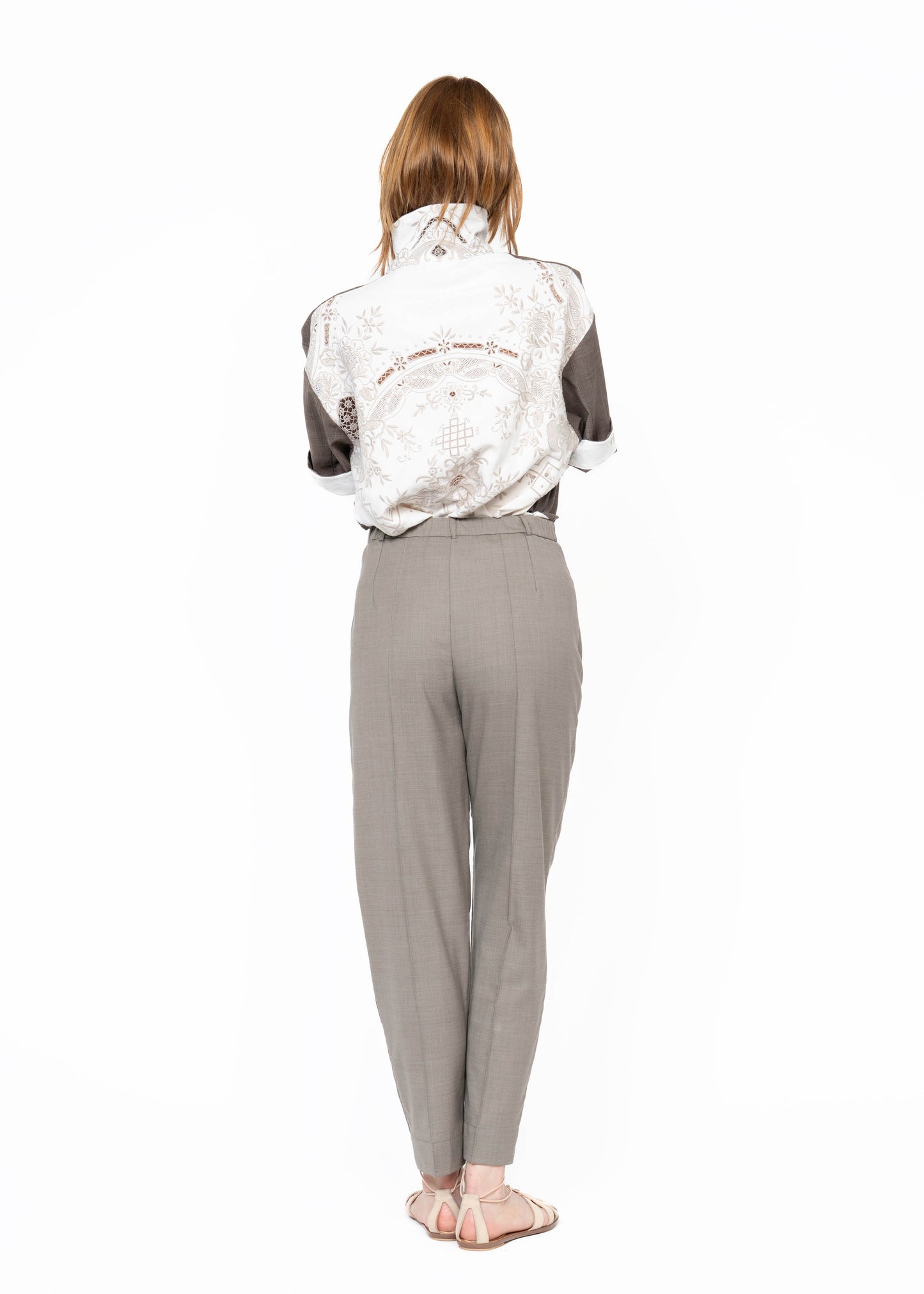 Her Slim Pants / Brown