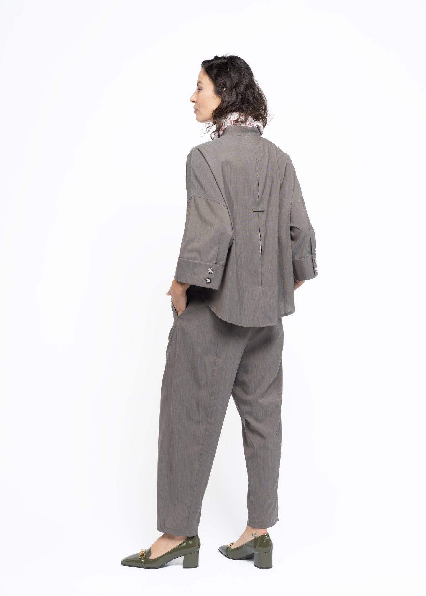 The Button Shirt Light Brown