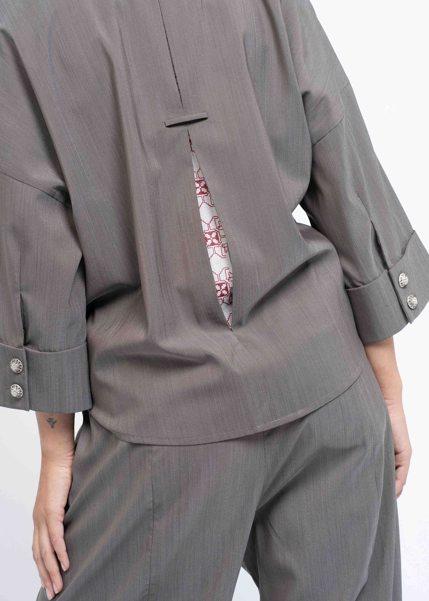 The Button Shirt Light Brown