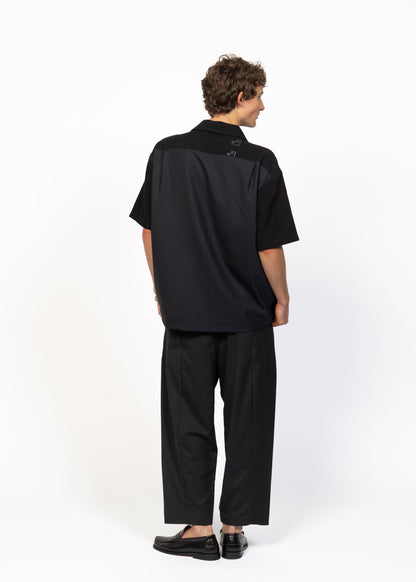 The André Shirt Handwoven Grey Embroidery