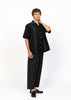 The André Shirt Handwoven Black