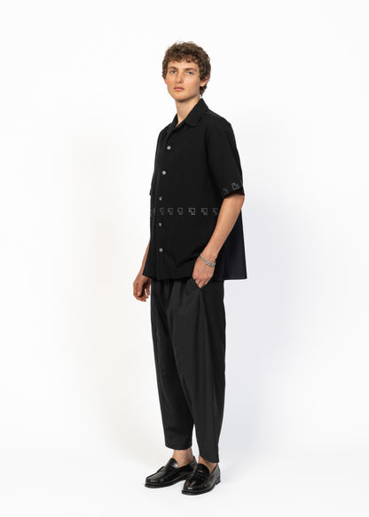 The André Shirt Handwoven with Embroidery
