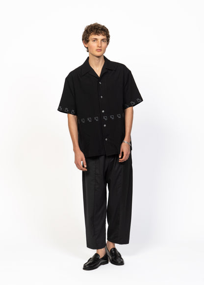 The André Shirt Handwoven with Embroidery