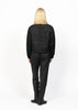 Her Aviation Jacket Black - Bouclé Back