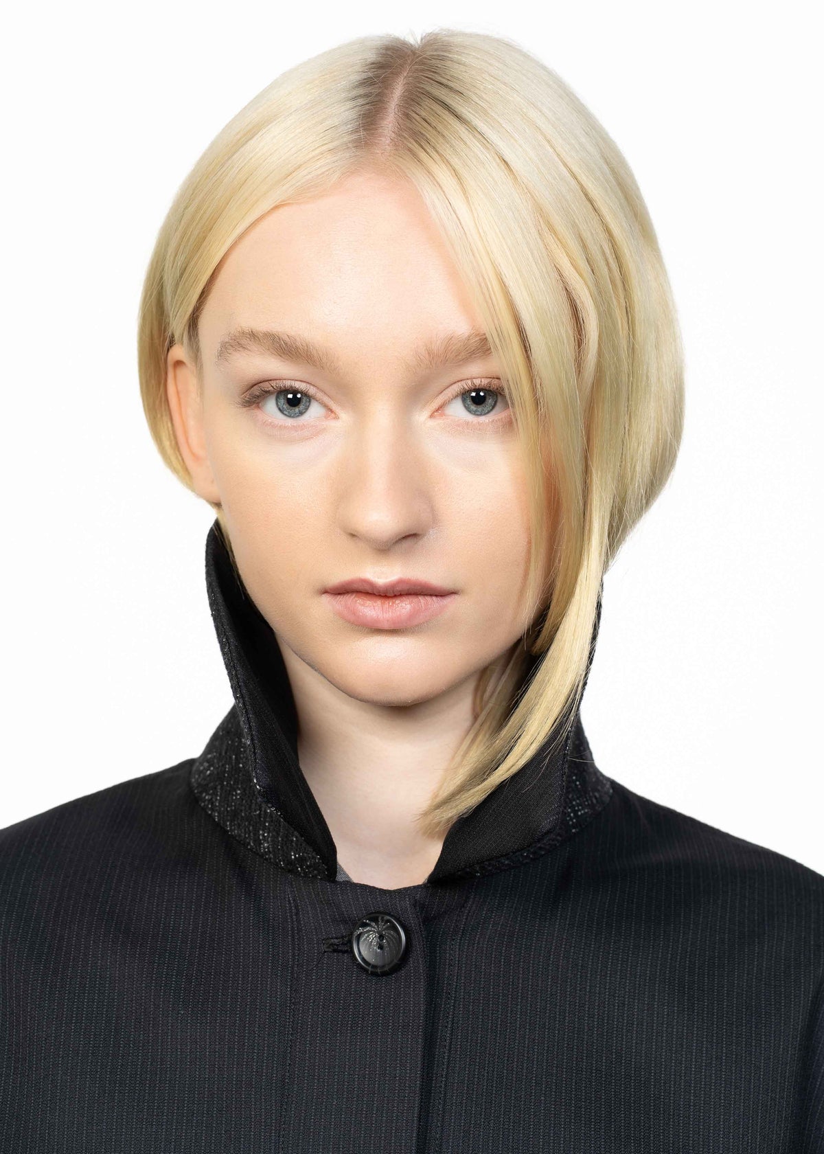 Her Aviation Jacket Black - Bouclé Back