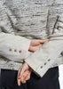 The Cropped Jacket Beige with Bouclé Back