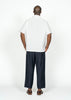 The André Shirt / White Poplin with Embroidery and Crochet