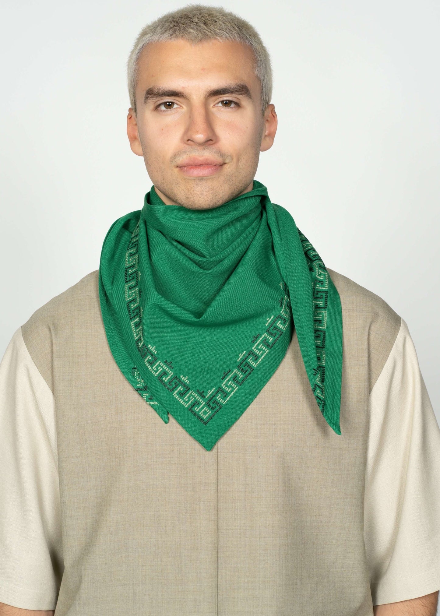 The Scarf / Green with Green