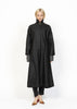 The Coat Carchoal with Handwoven Back