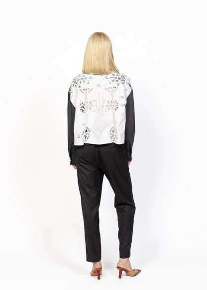 Her Lighweight Wool Shirt Dark Grey