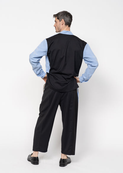 The Wrapped Shirt Light Blue