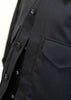 His Aviation Jacket Black - Bouclé Back
